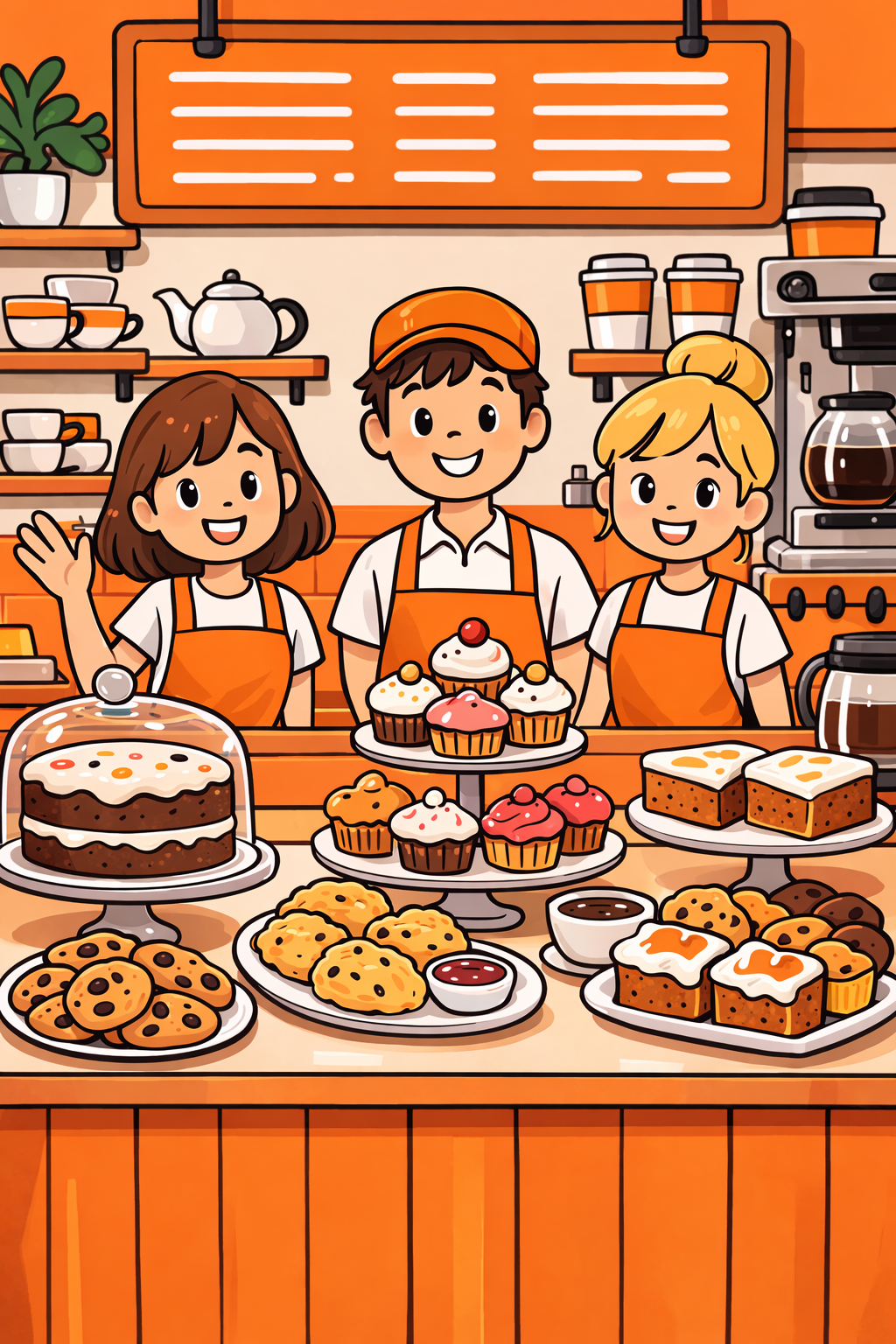 That's a-lot of Tea shop illustration